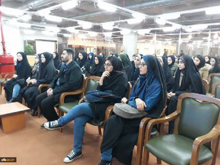 به مناسبت روز پژوهش صورت گرفت بازدید دانشجویان پردیس بنت الهدی صدر قزوین از کتابخانه ملی 6