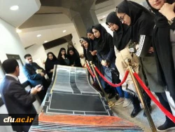 به مناسبت روز پژوهش صورت گرفت بازدید دانشجویان پردیس بنت الهدی صدر قزوین از کتابخانه ملی 8