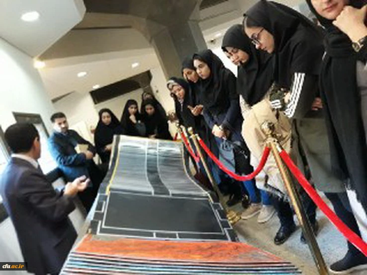 به مناسبت روز پژوهش صورت گرفت بازدید دانشجویان پردیس بنت الهدی صدر قزوین از کتابخانه ملی 8