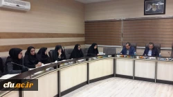 جلسه معاون پژوهش و فناوری دانشگاه فرهنگیان کشور با دانشگاه فرهنگیان ایلام