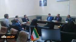 جلسه معاون پژوهش و فناوری دانشگاه فرهنگیان کشور با دانشگاه فرهنگیان ایلام