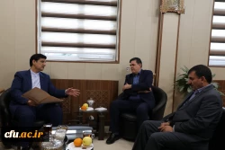 دیدار رییس دانشگاه فرهنگیان با  نماینده شهرستان قائنات و زیرکوه 2