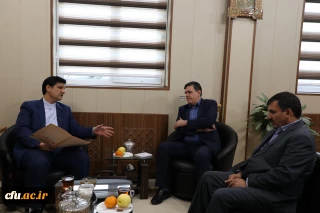 دیدار رییس دانشگاه فرهنگیان با  نماینده شهرستان قائنات و زیرکوه