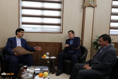 دیدار رییس دانشگاه فرهنگیان با  نماینده شهرستان قائنات و زیرکوه