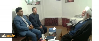 دیدار دکتر محمدی مشاور ریاست دانشگاه فرهنگیان باحضرت آیت الله سلیمانی نماینده ولی فقیه در استان و امام جمعه زاهدان برگزار شد