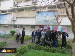 بدرقه دو شهید جنگ تحمیلی در پردیس بنت الهدی صدر دانشگاه فرهنگیان گیلان 3