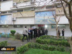 بدرقه دو شهید جنگ تحمیلی در پردیس بنت الهدی صدر دانشگاه فرهنگیان گیلان 4