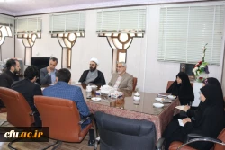 دیدار صدیقی، مسئول بسیج دانشجویی دانشگاه فرهنگیان کشور با سرپرست دانشگاه فرهنگیان یزد 2