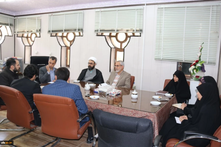 دیدار صدیقی، مسئول بسیج دانشجویی دانشگاه فرهنگیان کشور با سرپرست دانشگاه فرهنگیان یزد 2