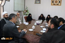 دیدار صدیقی، مسئول بسیج دانشجویی دانشگاه فرهنگیان کشور با سرپرست دانشگاه فرهنگیان یزد 3