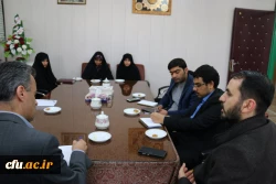 دیدار صدیقی، مسئول بسیج دانشجویی دانشگاه فرهنگیان کشور با سرپرست دانشگاه فرهنگیان یزد 4