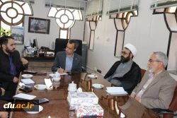 دیدار صدیقی، مسئول بسیج دانشجویی دانشگاه فرهنگیان کشور با سرپرست دانشگاه فرهنگیان یزد 6