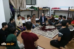 حضور صمیمی  سرپرست مدیریت  امور پردیس های دانشگاه فرهنگیان درسرای دانشجویی به بهانه شب یلدا 5