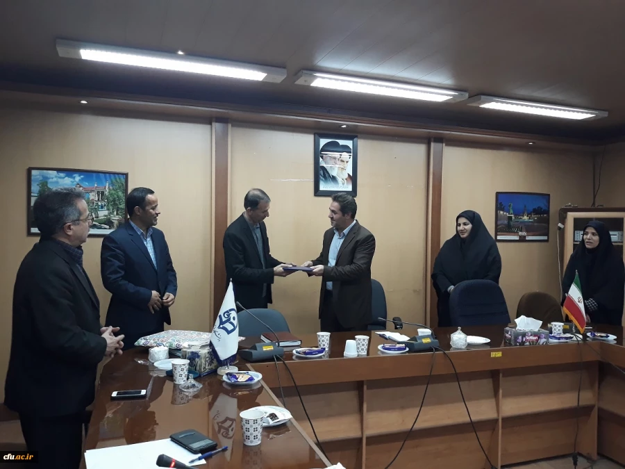 آئین تودیع و معارفه معاون آموزشی، فرهنگی پردیس شهید رجایی برگزارشد 5