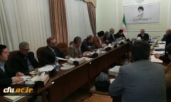 جلسه هیئت امنای دانشگاه فرهنگیان آذربایجان شرقی