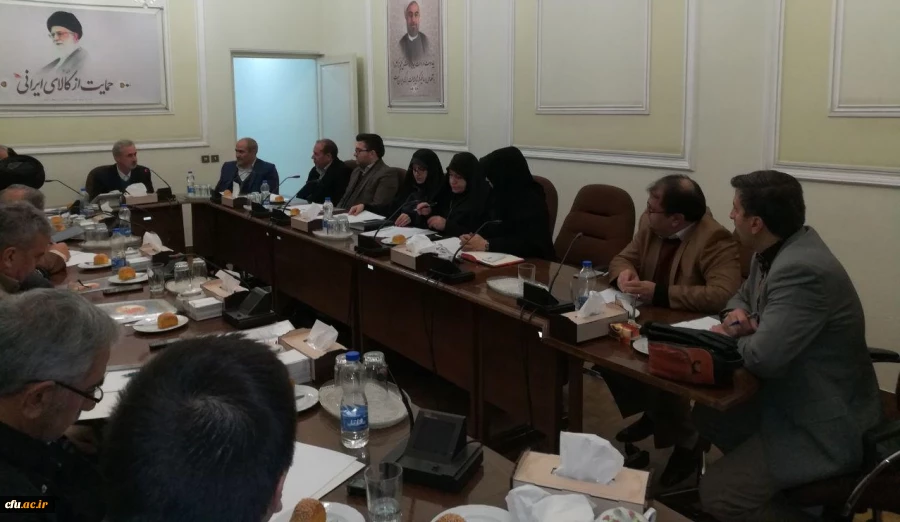 جلسه هیئت امنای دانشگاه فرهنگیان آذربایجان شرقی