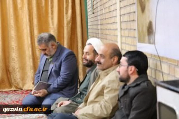 جلسه هیئت خادمین اهل بیت(ع) دانشگاه فرهنگیان استان قزوین باحضور عضوشورای هیئات مذهبی استان 2