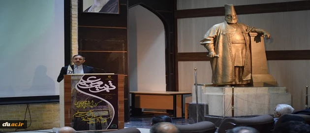 دکتر احمدی لاشکی نایب رییس کمیسیون آموزش و تحقیقات مجلس در مراسم نکوداشت یکصد سالگی تربیت معلم