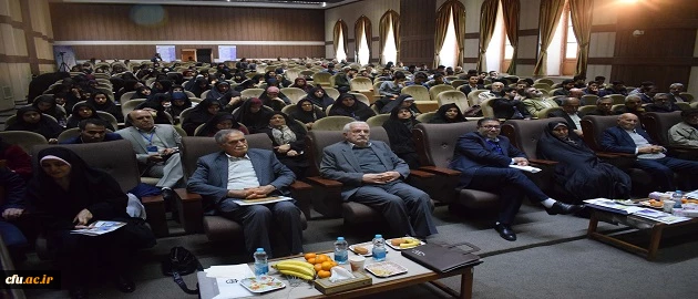 دکتر طاهر روشندل اربطانی معاون آموزشی دانشگاه در مراسم نکوداشت صد سالگی تربیت معلم