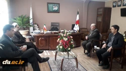 دیدار مدیریت امور پرودیس های دانشگاه فرهنگیان استان کرمان با مدیر کل نوسازی مدارس استان