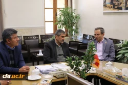 دیدار معاون پژوهش و فناوری دانشگاه فرهنگیان با سرپرست معاونت سیاسی،امنیتی استانداری اصفهان