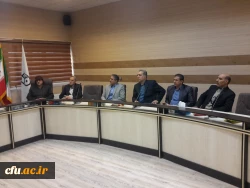 جلسه مدیران صندوق ذخیره فرهنگیان با دانشگاه فرهنگیان استان ایلام