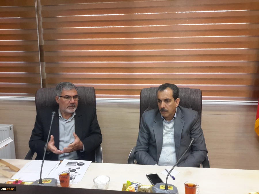 جلسه مدیران صندوق ذخیره فرهنگیان با دانشگاه فرهنگیان استان ایلام