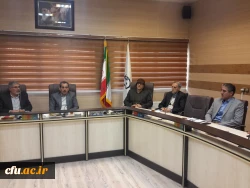 جلسه مدیران صندوق ذخیره فرهنگیان با دانشگاه فرهنگیان استان ایلام