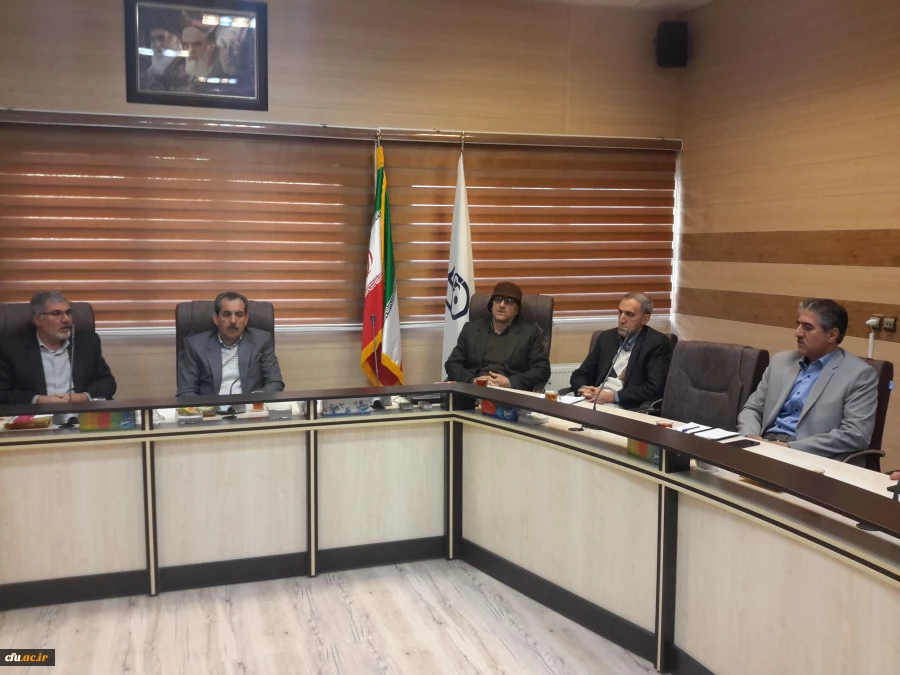 جلسه مدیران صندوق ذخیره فرهنگیان با دانشگاه فرهنگیان استان ایلام