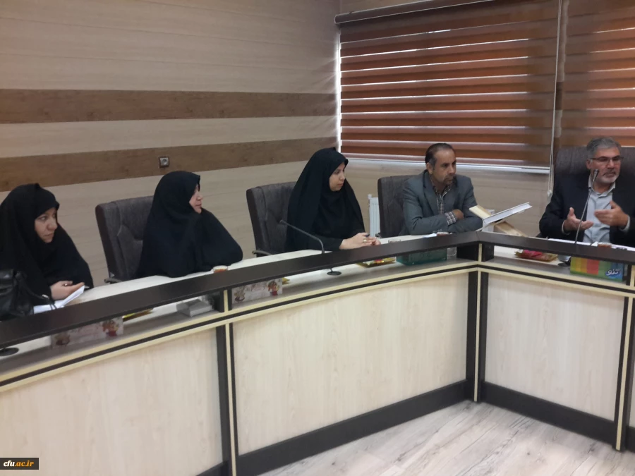 جلسه مدیران صندوق ذخیره فرهنگیان با دانشگاه فرهنگیان استان ایلام