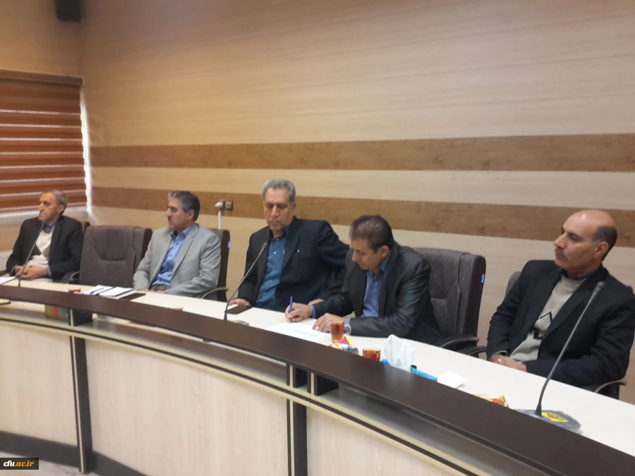 جلسه مدیران صندوق ذخیره فرهنگیان با دانشگاه فرهنگیان استان ایلام