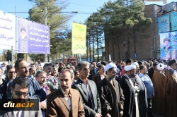 حضور مسئولان، اساتید، کارکنان و دانشجومعلمان دانشگاه فرهنگیان کرمان در مراسم گرامیداشت 9 دی