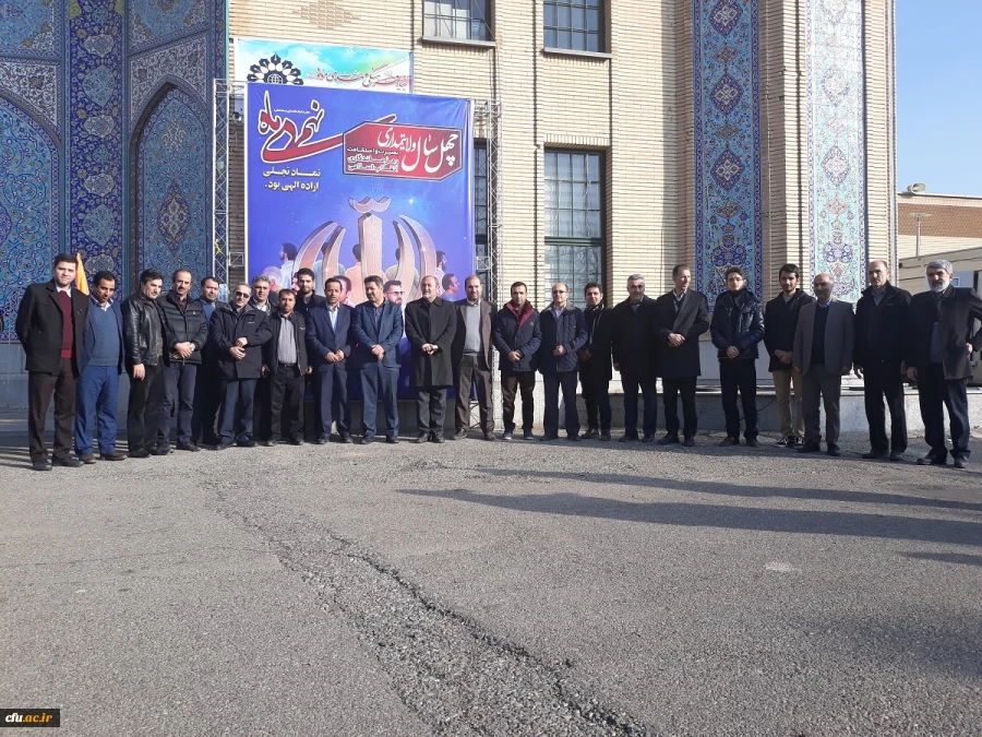 حضور گسترده مسئولین، اساتید، کارکنان و دانشجویان پردیس های دانشگاه فرهنگیان استان آذربایجان غربی  در مراسم گرامیداشت نهم دی ماه 2