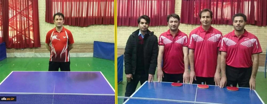 کسب مقام نخست انفرادی و رتبه دوم تیمی رقابت های تنیس روی میز