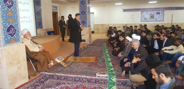 بازدید مسئولین دانشگاه فرهنگیان از حوزه علمیه خاتم الانبیاء اراک 5