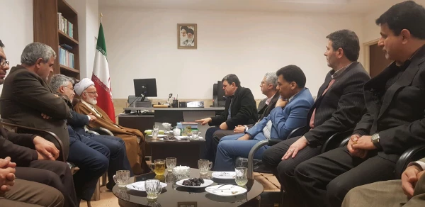 بازدید مسئولین دانشگاه فرهنگیان از حوزه علمیه خاتم الانبیاء اراک 6