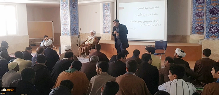 بازدید رییس دانشگاه فرهنگیان از حوزه علمیه خاتم الانبیاء اراک 2