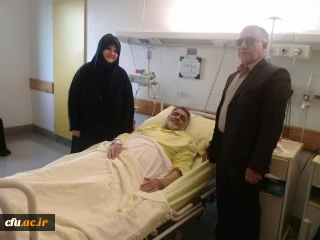 دیدار مشاور رییس دانشگاه  و سرپرست حوزه ریاست از جانباز سرافراز دوران دفاع مقدس