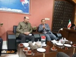 دیدار معاون پژوهشی و فناوری دانشگاه فرهنگیان با سرپرست معاونت سیاسی استانداری خراسان رضوی 2