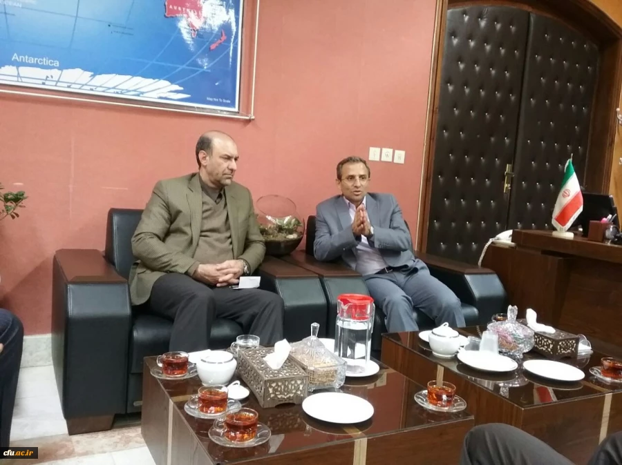 دیدار معاون پژوهشی و فناوری دانشگاه فرهنگیان با سرپرست معاونت سیاسی استانداری خراسان رضوی 2