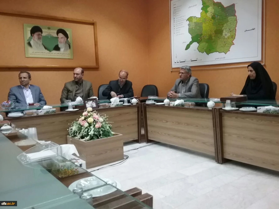 دیدار معاون پژوهشی و فناوری دانشگاه فرهنگیان با سرپرست معاونت سیاسی استانداری خراسان رضوی 3