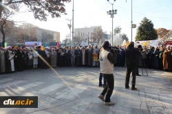 شرکت همکاران و دانشجویان دانشگاه فرهنگیان خراسان شمالی در مراسم روز 9 دی 8