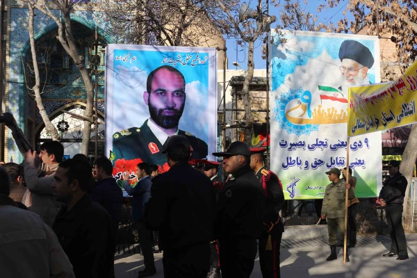 شرکت همکاران و دانشجویان دانشگاه فرهنگیان خراسان شمالی در مراسم روز 9 دی 12