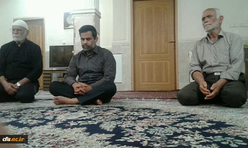 دیدار حضرت حجت الاسلام والمسلمین حاج آقای موحد ، مسئول محترم نهادنمایندگی مقام معظم رهبری در دانشگاه فرهنگیان استان سیستان و بلوچستان و هیئت همراه از خانواده های حادثه آتش سوزی مدرسه اسوه حسنه زاهدان