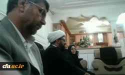 دیدار حضرت حجت الاسلام والمسلمین حاج آقای موحد ، مسئول محترم نهادنمایندگی مقام معظم رهبری در دانشگاه فرهنگیان استان سیستان و بلوچستان و هیئت همراه از خانواده های حادثه آتش سوزی مدرسه اسوه حسنه زاهدان