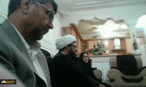 دیدار حضرت حجت الاسلام والمسلمین حاج آقای موحد ، مسئول محترم نهادنمایندگی مقام معظم رهبری در دانشگاه فرهنگیان استان سیستان و بلوچستان و هیئت همراه از خانواده های حادثه آتش سوزی مدرسه اسوه حسنه زاهدان