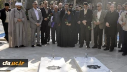 با حضور معاون دانشجویی دانشگاه فرهنگیان انجام شد؛

ادای احترام کارشناسان تغذیه کشور به شهدای گمنام دانشگاه فرهنگیان خراسان رضوی 2