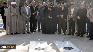 با حضور معاون دانشجویی دانشگاه فرهنگیان انجام شد؛

ادای احترام کارشناسان تغذیه کشور به شهدای گمنام دانشگاه فرهنگیان خراسان رضوی