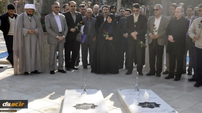 با حضور معاون دانشجویی دانشگاه فرهنگیان انجام شد؛

ادای احترام کارشناسان تغذیه کشور به شهدای گمنام دانشگاه فرهنگیان خراسان رضوی