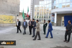 بازدید مدیر کل پشتیبانی و رفاه کارکنان و معاون مدیرکل امور حقوقی سازمان مرکزی دانشگاه فرهنگیان کشور از واحد شهید رجایی تربت حیدریه 6